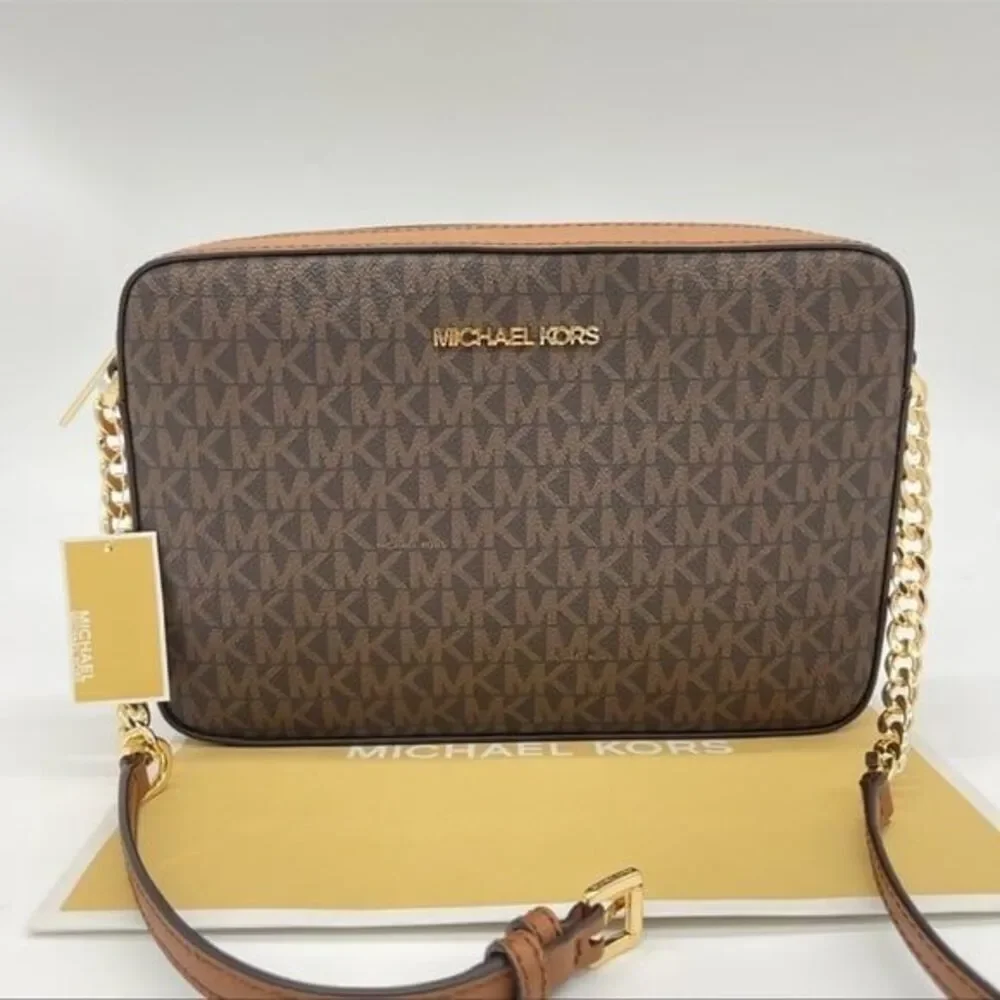 Michael Kors Large EW Crossbody Bag Brown